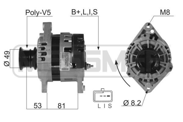Era 210025A Alternator 210025A: Buy near me at 2407.PL in Poland at an Affordable price!