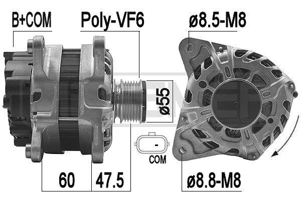 Era 209224 Alternator 209224: Buy near me at 2407.PL in Poland at an Affordable price!