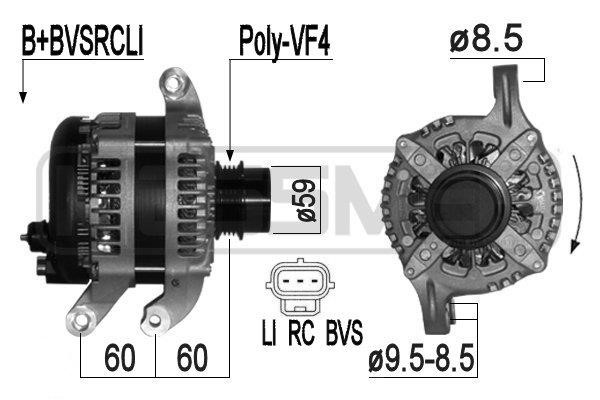Era 209316 Alternator 209316: Buy near me at 2407.PL in Poland at an Affordable price!