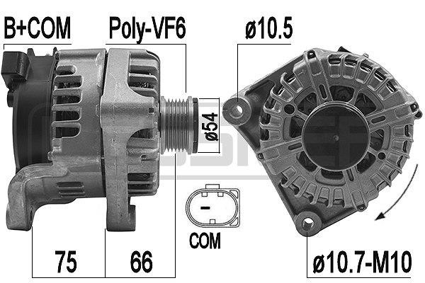 Era 209206 Alternator 209206: Buy near me at 2407.PL in Poland at an Affordable price!