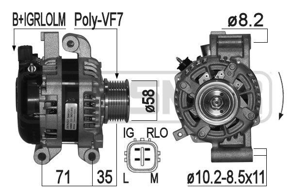 Era 209298 Alternator 209298: Dobra cena w Polsce na 2407.PL - Kup Teraz!