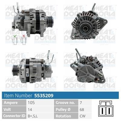 Meat&Doria 5535209 Alternator 5535209: Dobra cena w Polsce na 2407.PL - Kup Teraz!