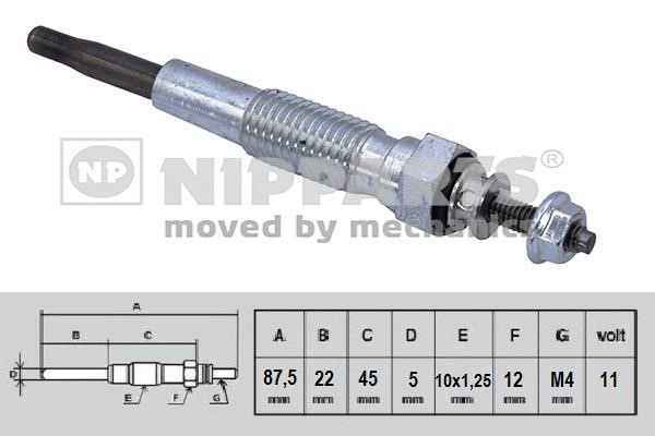 Nipparts N5713018 Glow plug N5713018: Buy near me in Poland at 2407.PL - Good price!