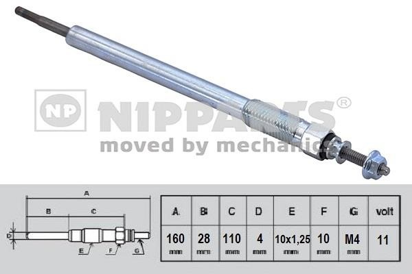 Nipparts N5712031 Glow plug N5712031: Buy near me in Poland at 2407.PL - Good price!