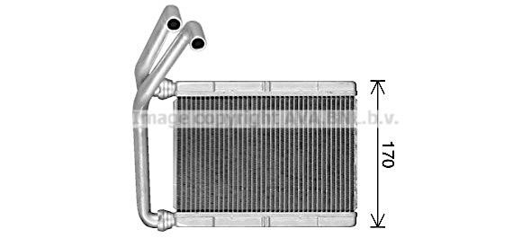 AVA TO6781 Heat Exchanger, interior heating TO6781: Buy near me in Poland at 2407.PL - Good price!