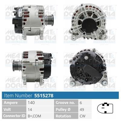 Meat&Doria 5515278 Alternator 5515278: Dobra cena w Polsce na 2407.PL - Kup Teraz!