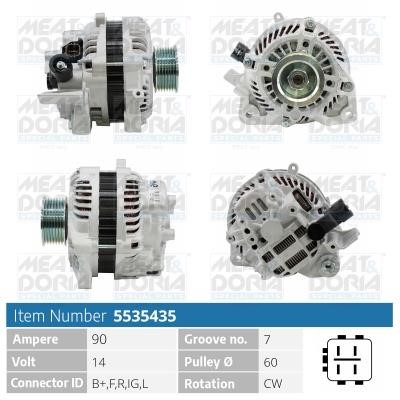 Meat&Doria 5535435 Alternator 5535435: Buy near me at 2407.PL in Poland at an Affordable price!