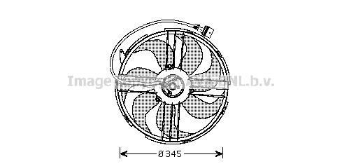 AVA VN7512 Fan, radiator VN7512: Buy near me in Poland at 2407.PL - Good price!