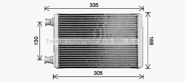 AVA CR6146 Heat Exchanger, interior heating CR6146: Buy near me at 2407.PL in Poland at an Affordable price!