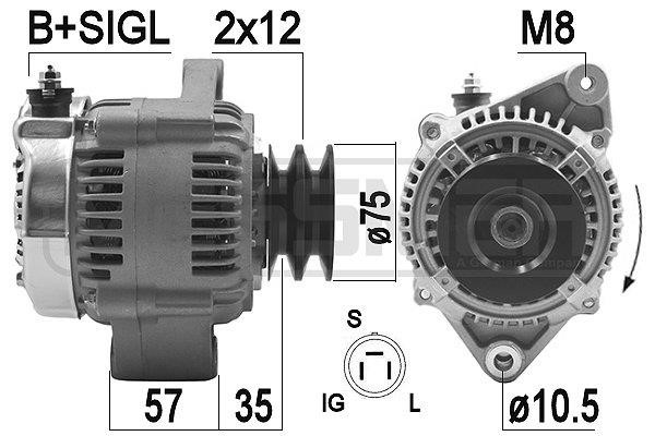 Era 209474A Alternator 209474A: Buy near me at 2407.PL in Poland at an Affordable price!