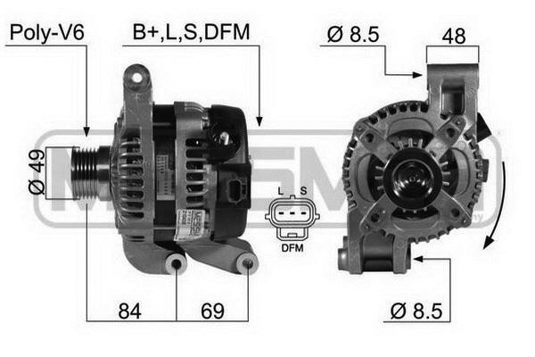 Era 210438A Alternator 210438A: Dobra cena w Polsce na 2407.PL - Kup Teraz!