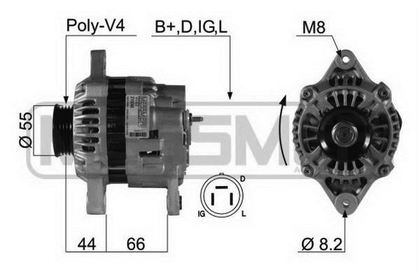 Era 210048A Alternator 210048A: Buy near me in Poland at 2407.PL - Good price!