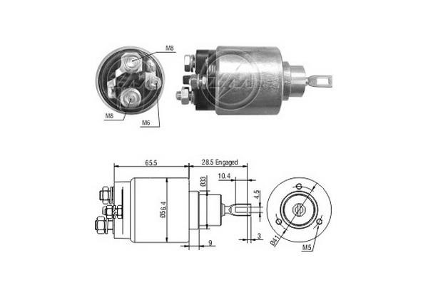Era 3473 Solenoid switch, starter 3473: Buy near me at 2407.PL in Poland at an Affordable price!