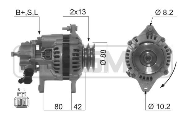 Era 210596A Alternator 210596A: Dobra cena w Polsce na 2407.PL - Kup Teraz!