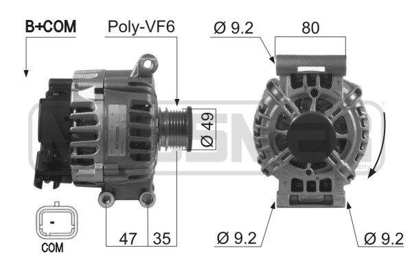 Era 210519A Alternator 210519A: Buy near me at 2407.PL in Poland at an Affordable price!