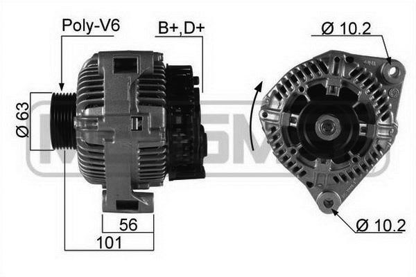 Era 210021R Alternator 210021R: Buy near me at 2407.PL in Poland at an Affordable price!