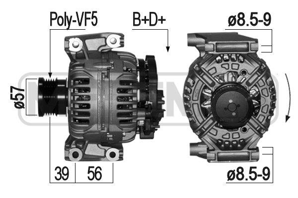 Era 209058A Alternator 209058A: Buy near me in Poland at 2407.PL - Good price!