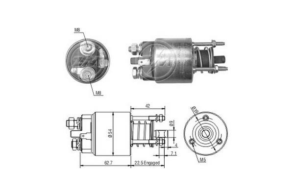 Era 7395 Solenoid switch, starter 7395: Buy near me at 2407.PL in Poland at an Affordable price!