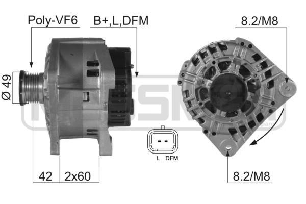 Era 210353A Alternator 210353A: Dobra cena w Polsce na 2407.PL - Kup Teraz!