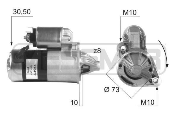 Era 220472A Starter 220472A: Buy near me in Poland at 2407.PL - Good price!