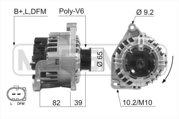 Era 210076A Alternator 210076A: Dobra cena w Polsce na 2407.PL - Kup Teraz!