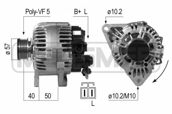 Era 210650A Alternator 210650A: Buy near me at 2407.PL in Poland at an Affordable price!
