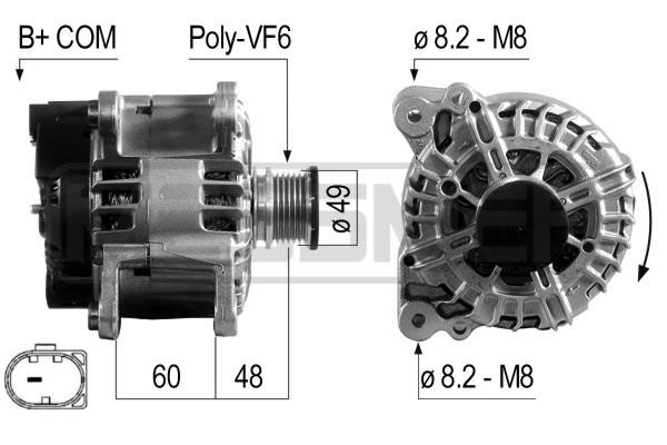 Era 210706A Alternator 210706A: Buy near me at 2407.PL in Poland at an Affordable price!
