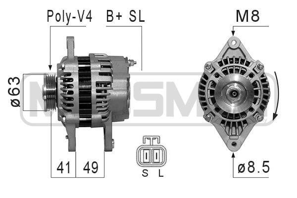 Era 210837A Alternator 210837A: Buy near me at 2407.PL in Poland at an Affordable price!