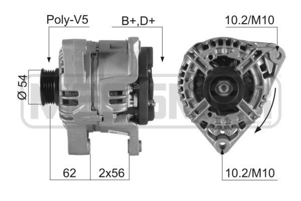 Era 210356A Alternator 210356A: Buy near me at 2407.PL in Poland at an Affordable price!