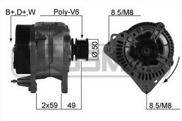 Era 210120A Alternator 210120A: Buy near me in Poland at 2407.PL - Good price!