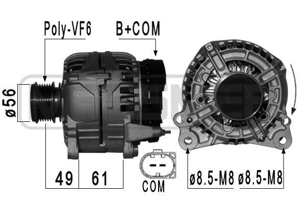 Era 210927 Alternator 210927: Buy near me at 2407.PL in Poland at an Affordable price!