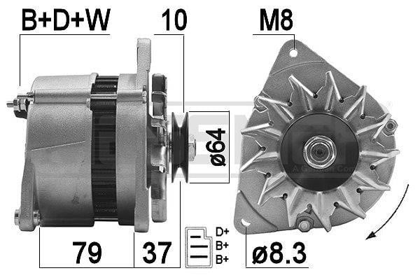 Era 210204A Alternator 210204A: Buy near me at 2407.PL in Poland at an Affordable price!