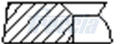 Freccia FR10-376100 Piston Ring Kit FR10376100: Buy near me in Poland at 2407.PL - Good price!