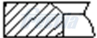 Freccia FR10-384350 Кільця поршневі, комплект FR10384350: Приваблива ціна - Купити у Польщі на 2407.PL!