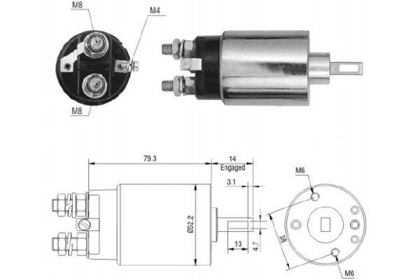 Era 689 Solenoid switch, starter 689: Buy near me in Poland at 2407.PL - Good price!