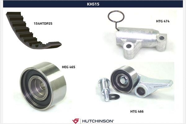 Hutchinson KH515 Timing Belt Kit KH515: Buy near me in Poland at 2407.PL - Good price!