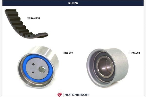 Hutchinson KH526 Timing Belt Kit KH526: Buy near me in Poland at 2407.PL - Good price!