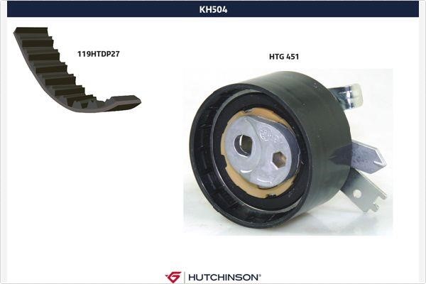 Hutchinson KH504 Комплект ремня ГРМ KH504: Отличная цена - Купить в Польше на 2407.PL!