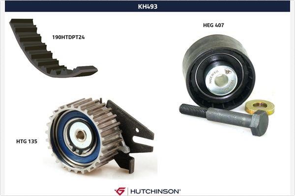 Hutchinson KH 493 Timing Belt Kit KH493: Buy near me in Poland at 2407.PL - Good price!