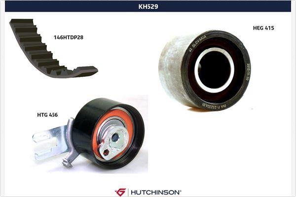 Hutchinson KH529 Комплект зубчастих ременів KH529: Приваблива ціна - Купити у Польщі на 2407.PL!
