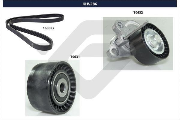 Hutchinson KHV 286 Комплект ремня генератора KHV286: Отличная цена - Купить в Польше на 2407.PL!