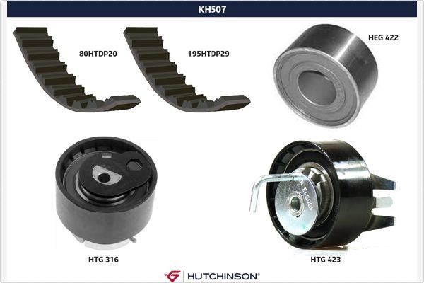 Hutchinson KH507 Timing Belt Kit KH507: Buy near me in Poland at 2407.PL - Good price!