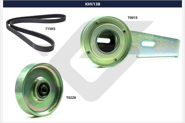  KHV 138 Drive belt kit KHV138: Buy near me in Poland at 2407.PL - Good price!