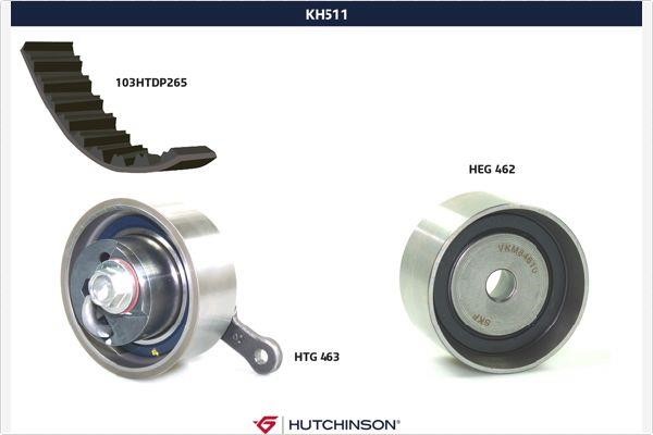 Hutchinson KH511 Комплект ремня ГРМ KH511: Купить в Польше - Отличная цена на 2407.PL!
