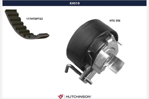 Hutchinson KH519 Комплект ремня ГРМ KH519: Отличная цена - Купить в Польше на 2407.PL!
