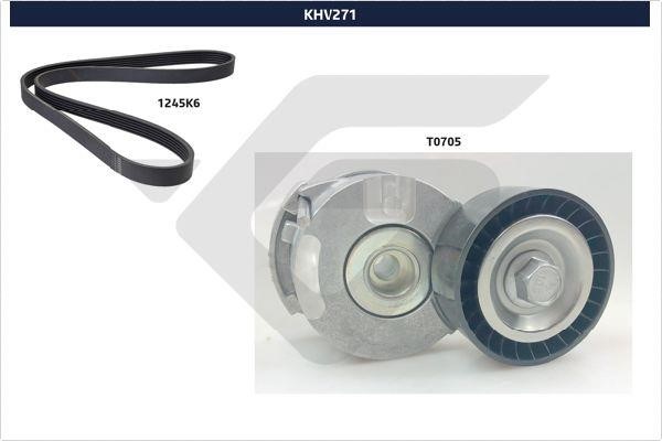 Hutchinson KHV 271 Drive belt kit KHV271: Buy near me in Poland at 2407.PL - Good price!