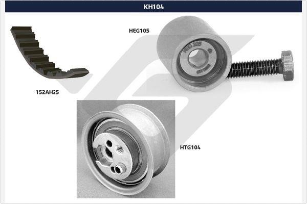 Hutchinson KH 104 Timing Belt Kit KH104: Buy near me in Poland at 2407.PL - Good price!