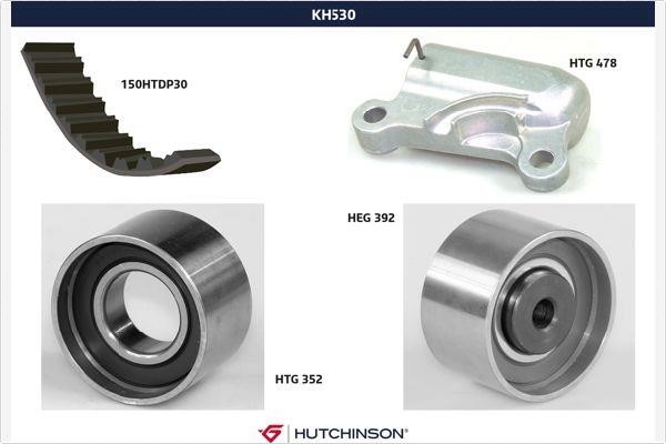 Hutchinson KH530 Zestaw paska rozrządu KH530: Dobra cena w Polsce na 2407.PL - Kup Teraz!