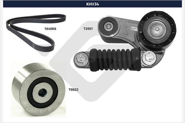 Hutchinson KHV 34 Drive belt kit KHV34: Buy near me at 2407.PL in Poland at an Affordable price!