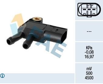 FAE 16127 Sensor, exhaust pressure 16127: Buy near me in Poland at 2407.PL - Good price!